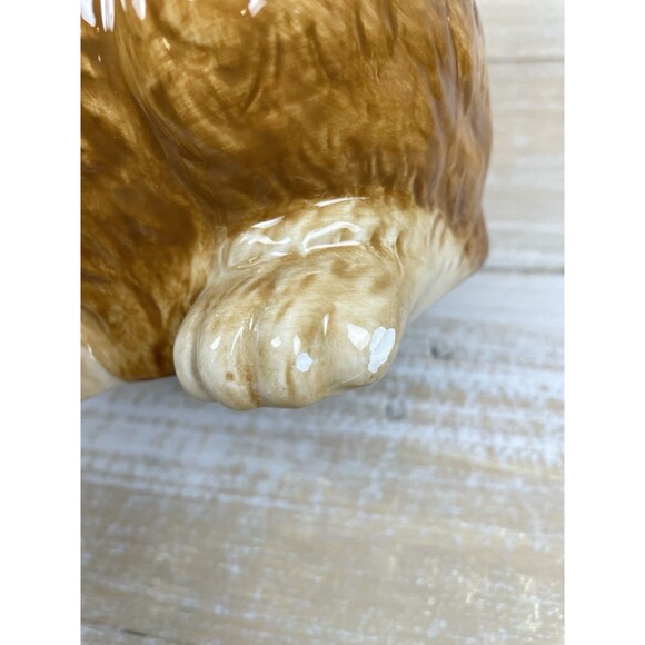 Pier 1 Bunny Rabbit Dolomite/ Ceramic Cookie Jar Canister Spring Easter READ - Picture 11 of 12